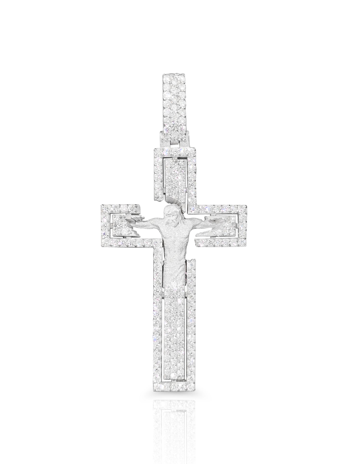 CRUCIFIX BROKEN DIAMOND CROSS