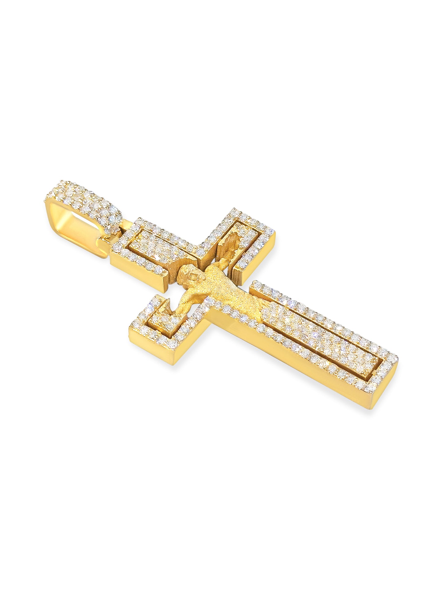 CRUCIFIX BROKEN DIAMOND CROSS