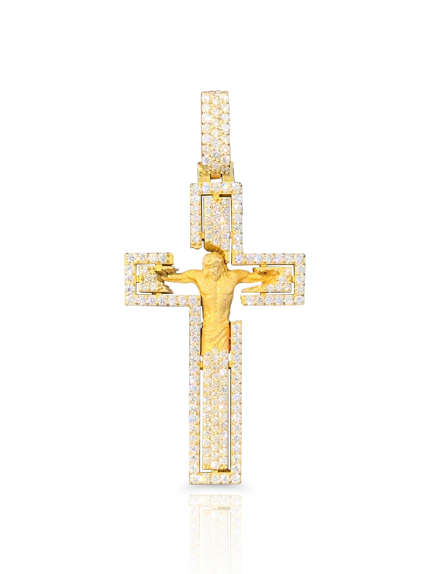 CRUCIFIX BROKEN DIAMOND CROSS