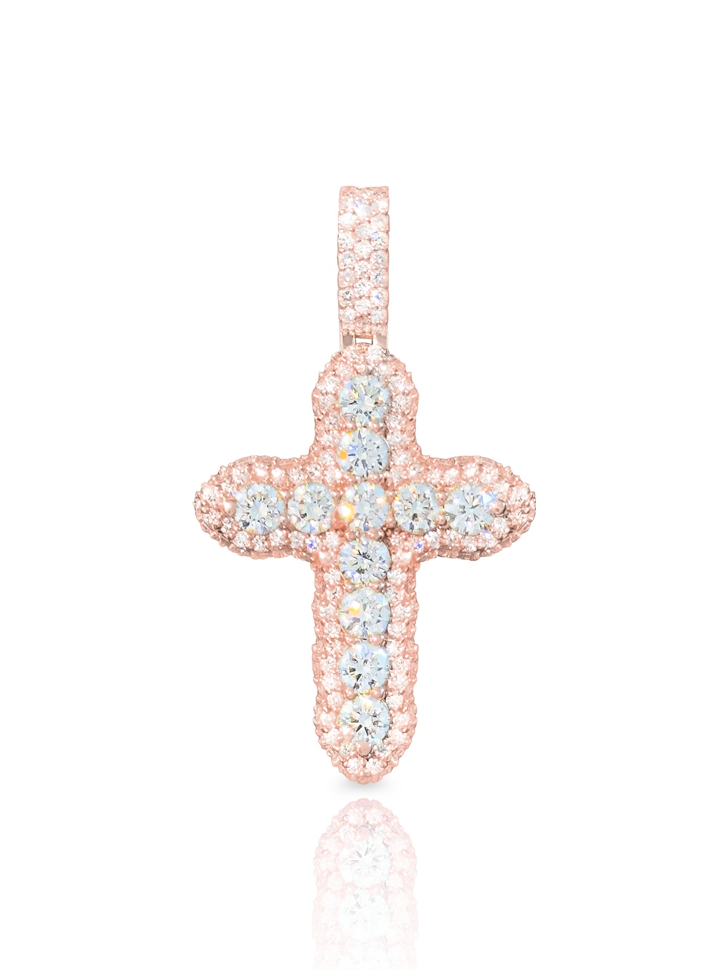 25 POINTER DIAMOND CROSS